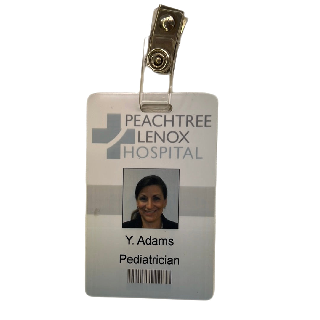 Peachtree Lenox Hospital ID Badges Survivor’s Remorse Movie Prop Y'allywood Props   