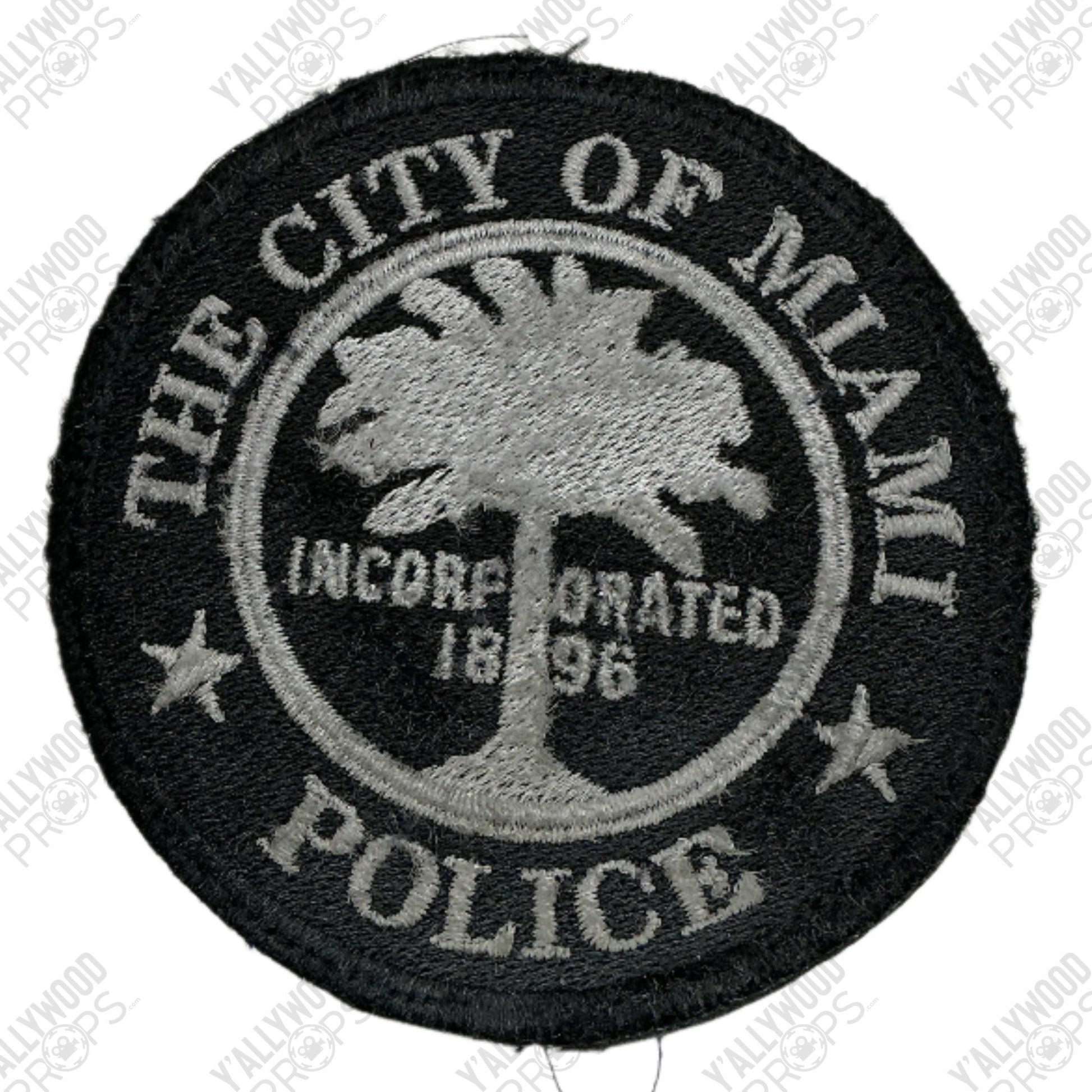 Miami Police Patch Bad Boys 4 Ride or Die Movie Prop Y'allywood Props Has velcro back