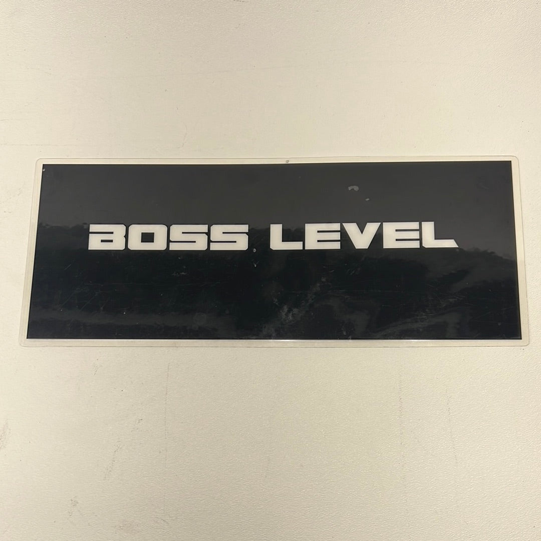 Parking Pass Cast & Crew Boss Level Movie Prop Atlanta Brick Co   