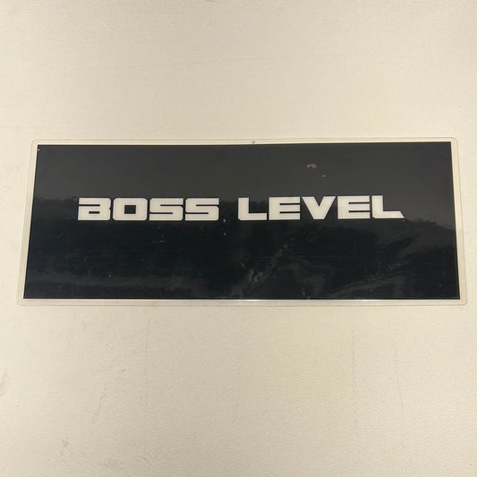 Parking Pass Cast & Crew Boss Level Movie Prop Atlanta Brick Co   