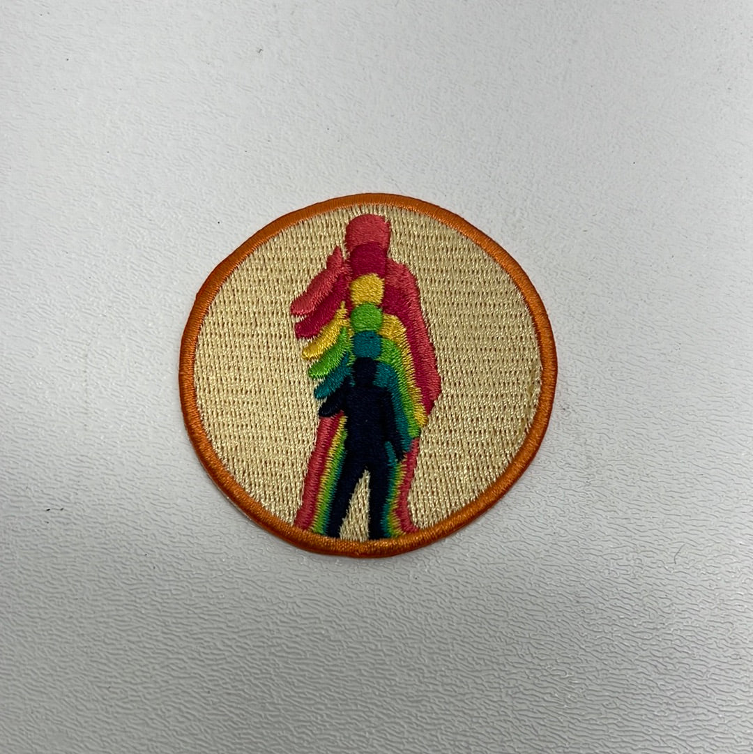 AvengerCon Patches Ms Marvel TV Show Movie Prop Y'allywood Props 2.25” Round Rainbow Figure  