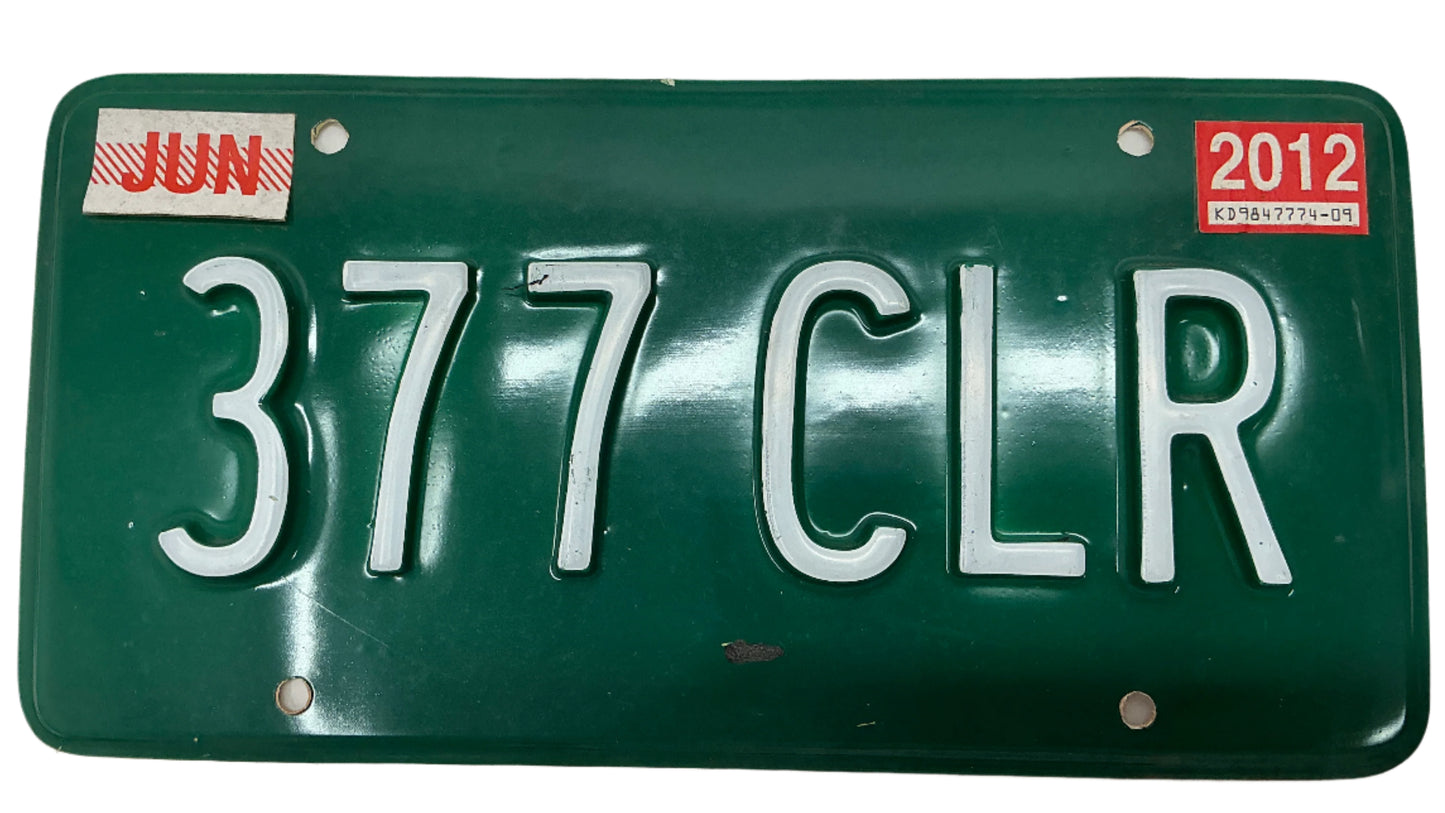 License Plates Franklin & Bash (TV Series 2011-2014) Y'allywood Props 377CLR w/Jun tag Driver's BMW