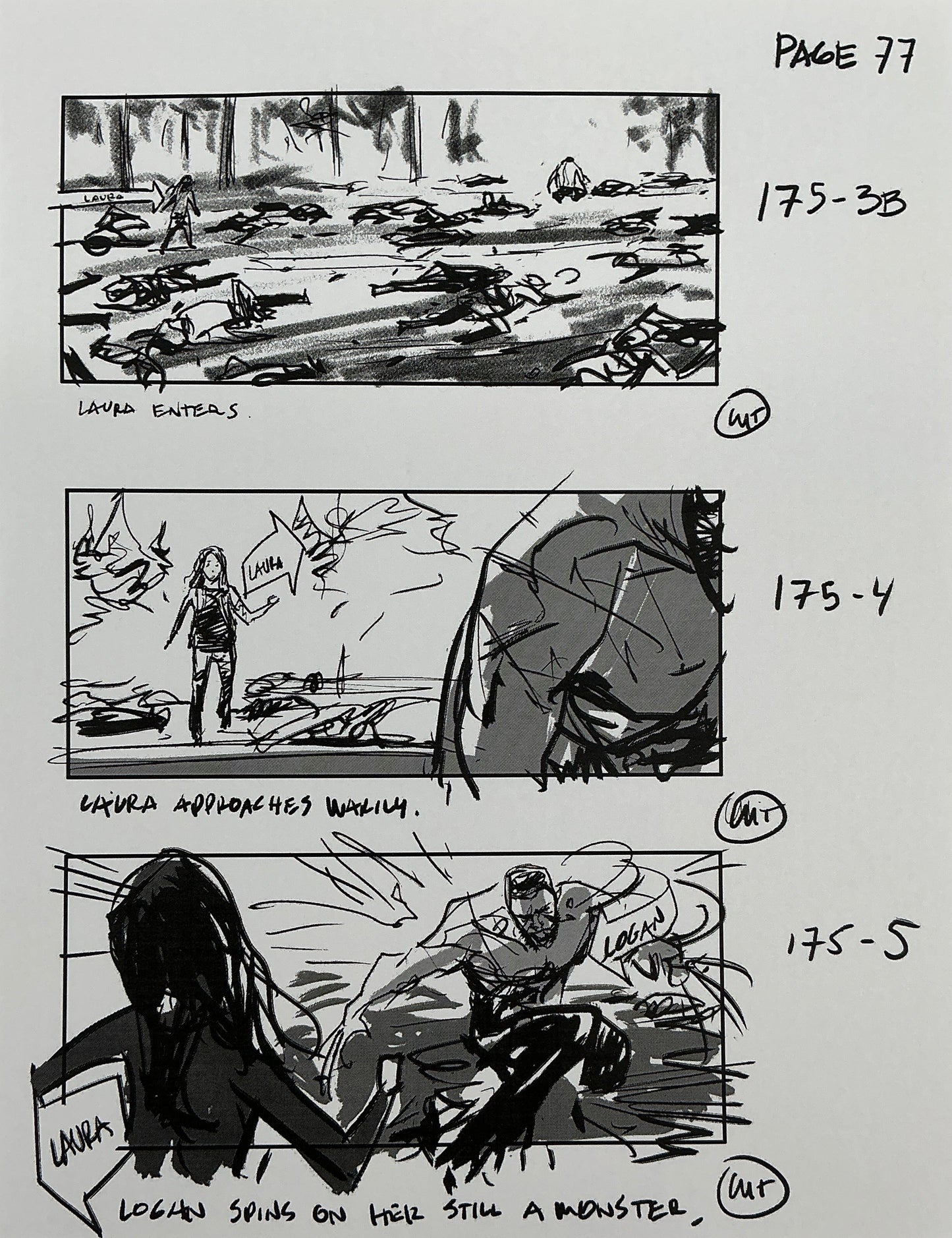 Storyboards Eden-Finale Scene 167 Logan (2017)