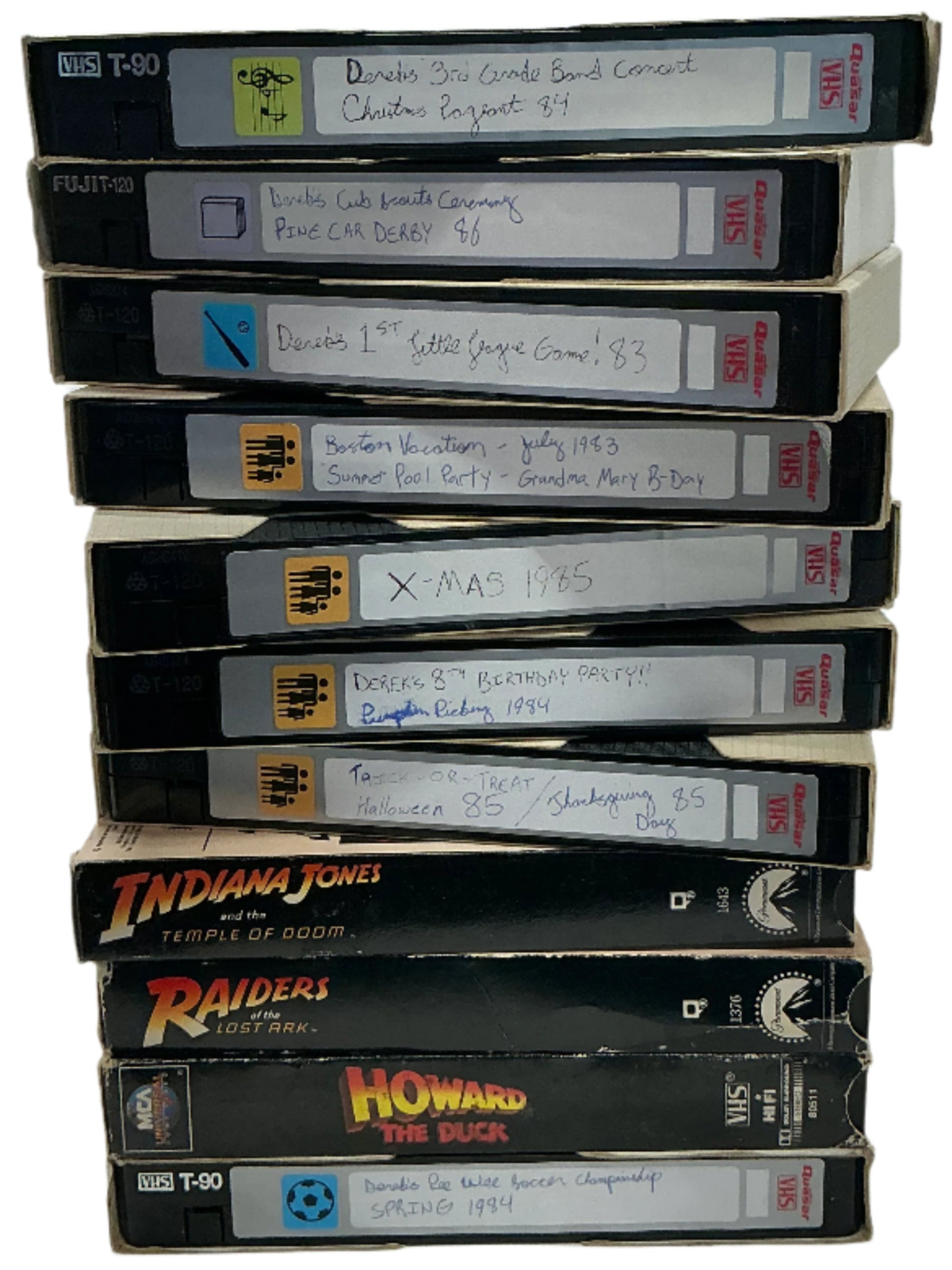 VHS Tapes Stranger Things (2016-2025) Movie Prop Y'allywood Props