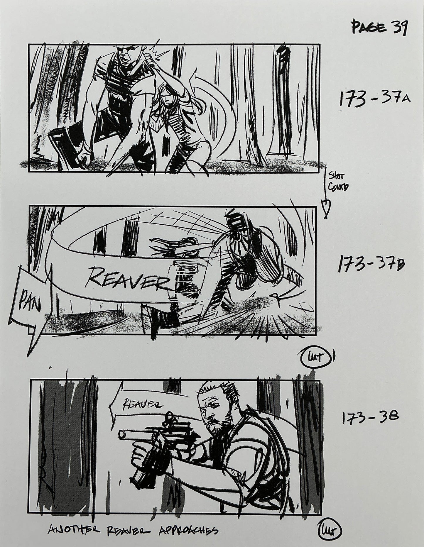 Storyboards Eden-Finale Scene 167 Logan (2017)