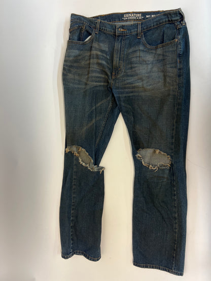 Cliff, Robot Man’s Jeans Doom Patrol Movie Prop Atlanta Brick Co Stunt 38x34 Lot 58-59  