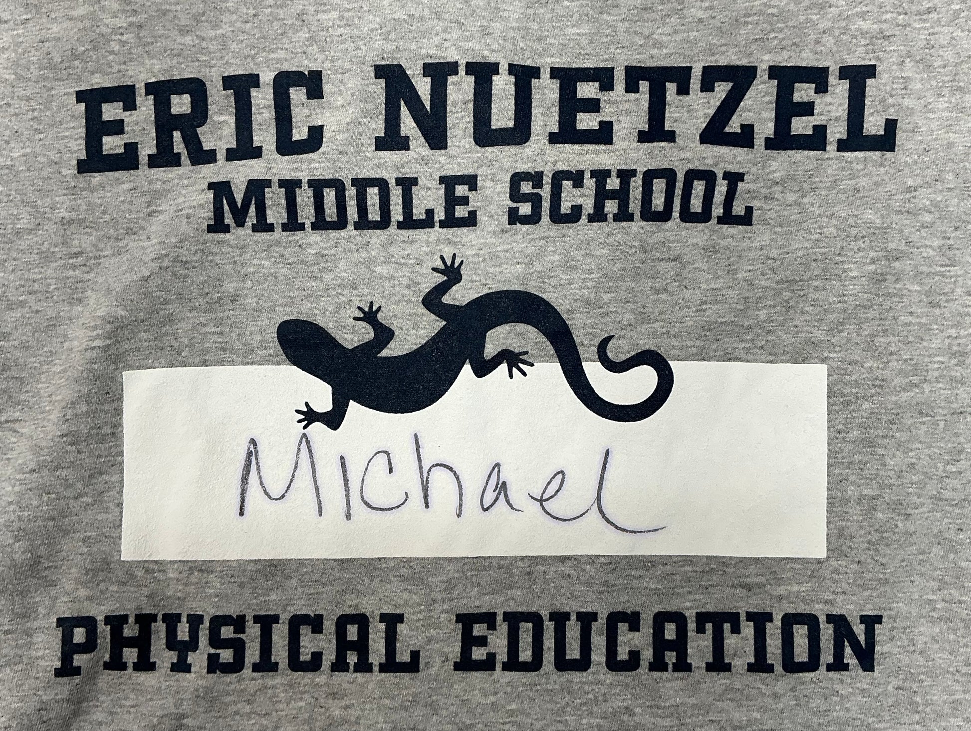 Middle School PE T-Shirts Me Apple TV Series (2024) Y'allywood Props YL Michael