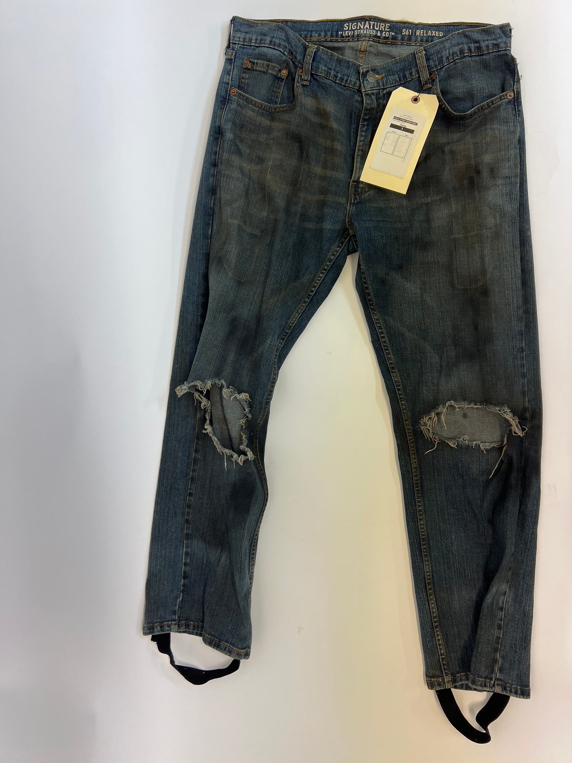 Cliff, Robot Man’s Jeans Doom Patrol Movie Prop Atlanta Brick Co Stunt S2E1 36x32 Lot 5  