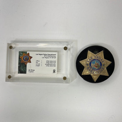 CSI Vegas Jim Brass Badge & Business Card Movie Prop Y'allywood Props   