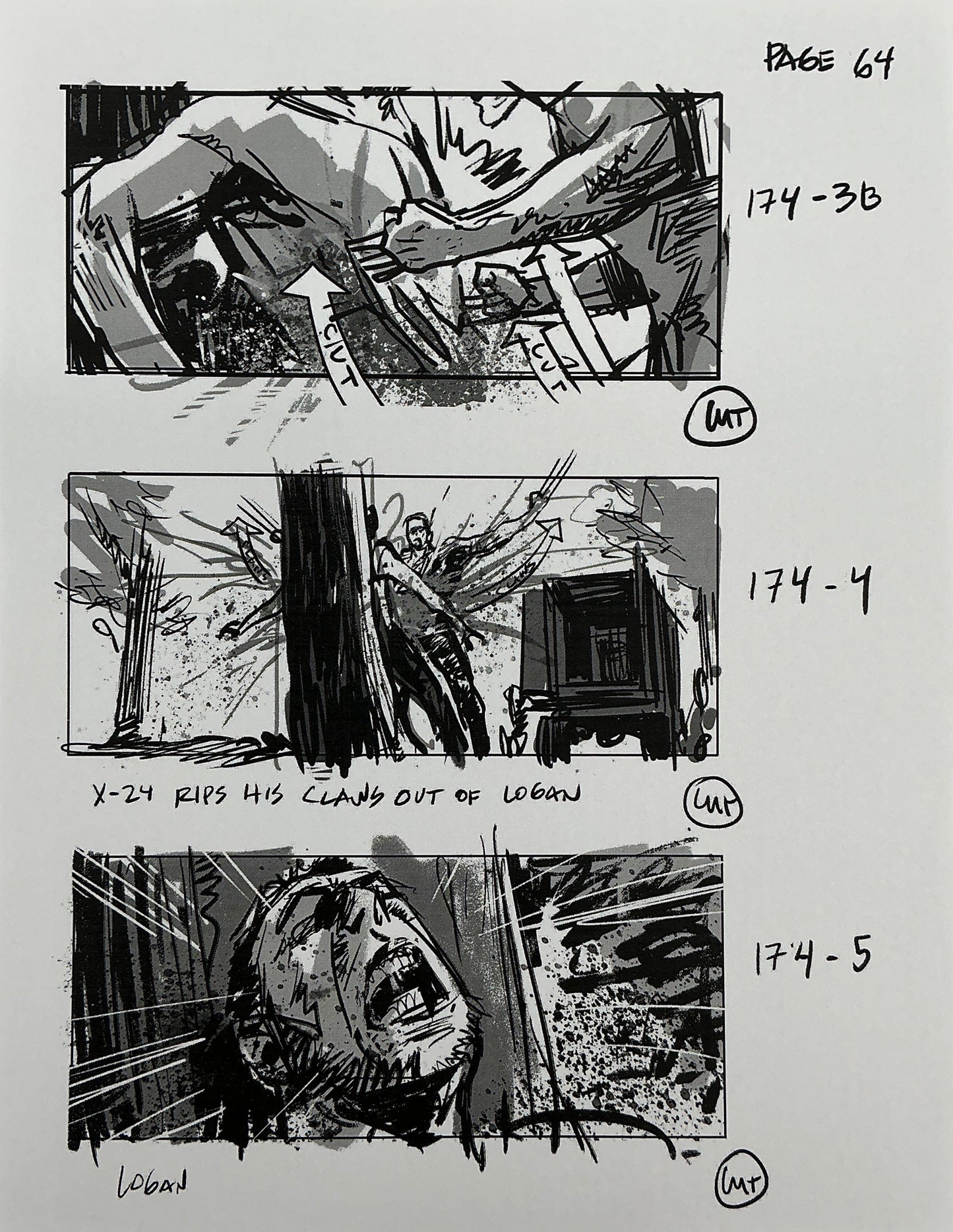 Storyboards Eden-Finale Scene 167 Logan (2017)