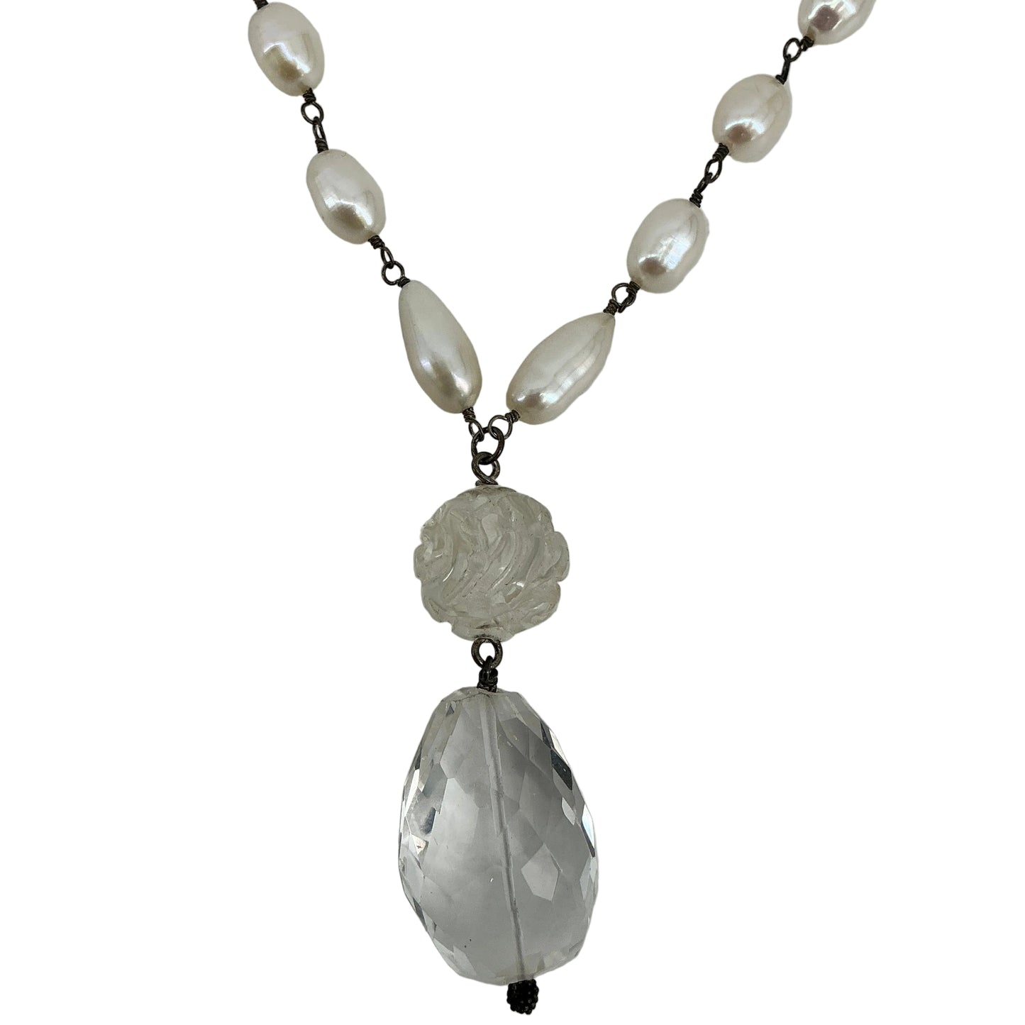 Nicole Kidman's Silver & Pearl Necklace Boy Erased (2018) Movie Prop Y'allywood Props