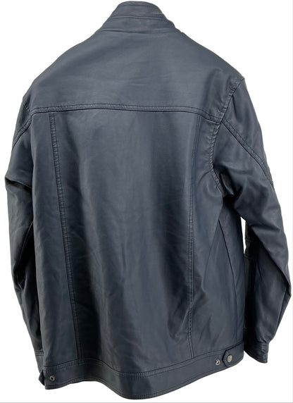Vertical Sports Men's Faux Leather Jacket Unknown Film Wardrobe Wardrobe Y'allywood Props