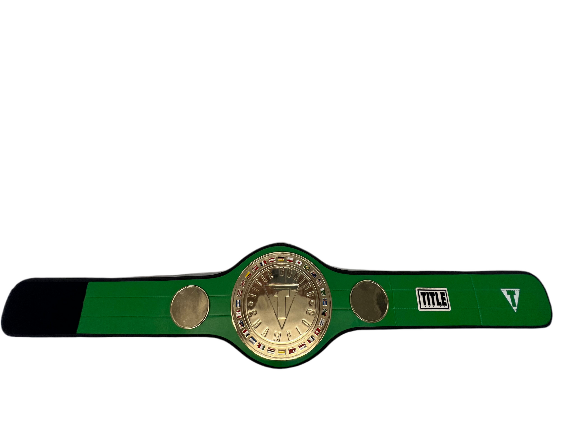 Title Boxing Belt Creed III (2023) Movie Prop Y'allywood Props Green Title Boxing Champion  