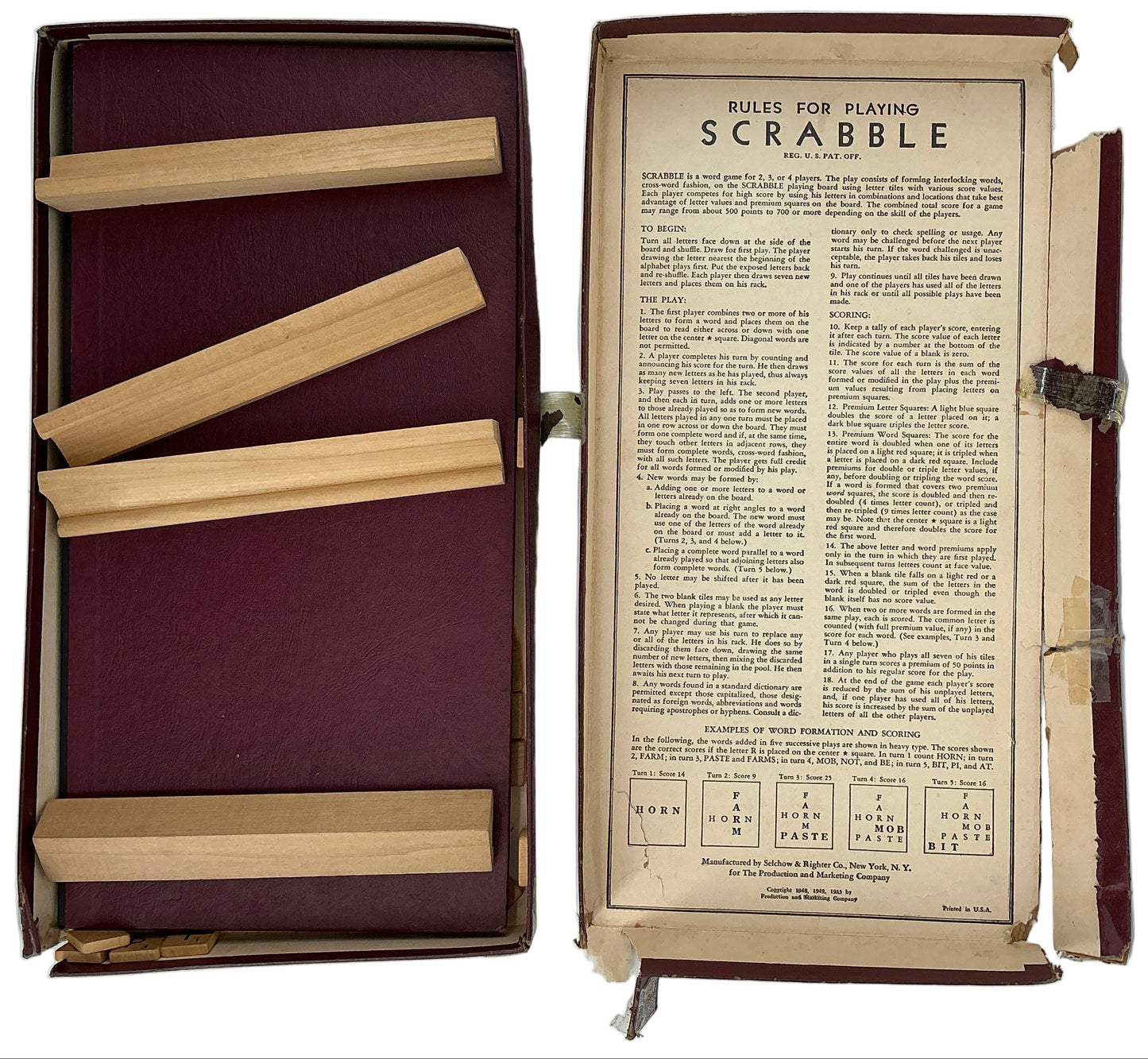 Scrabble Game from Wheeler's Basement Stranger Things (2016-2025) Movie Prop Y'allywood Props