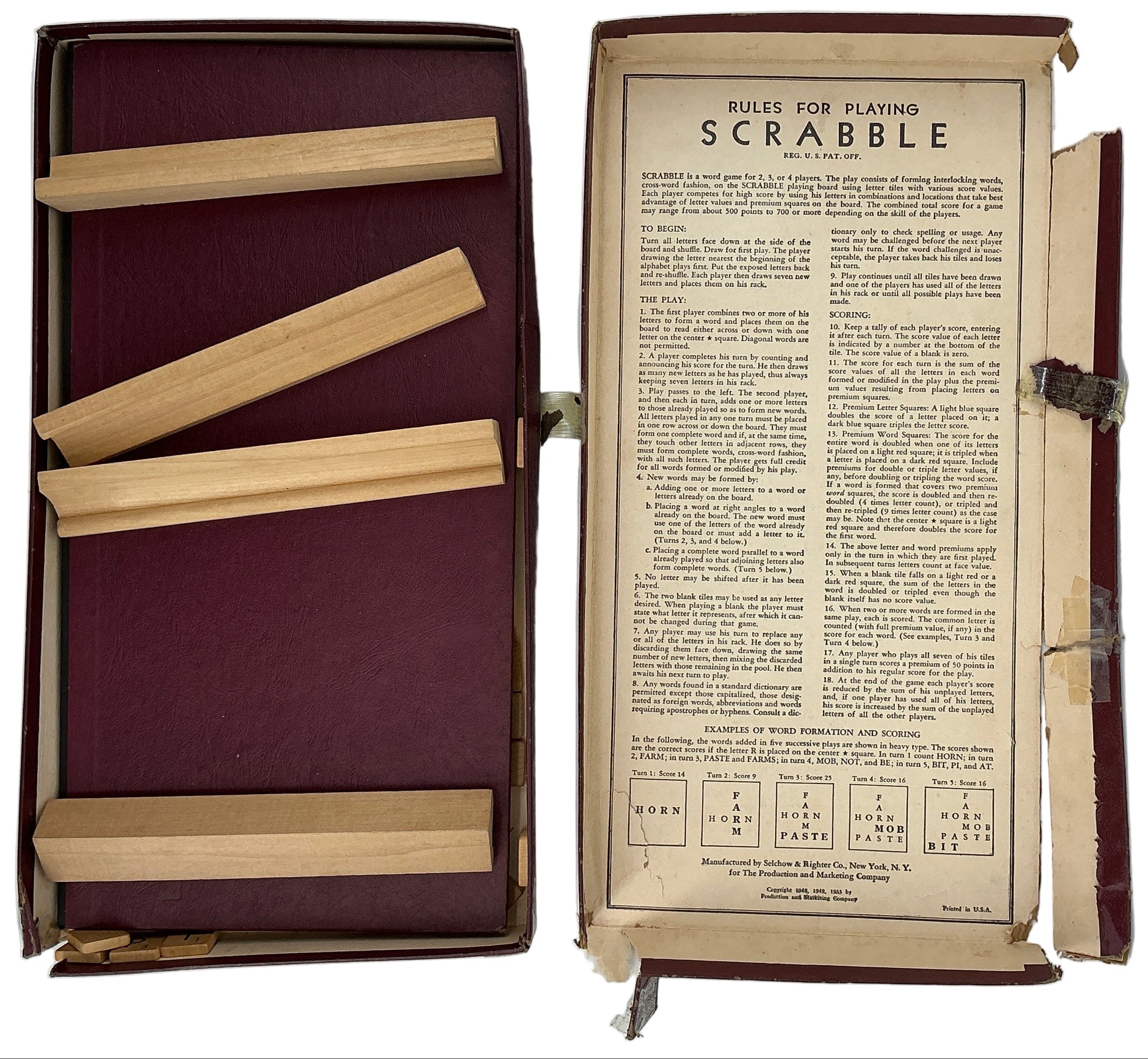 Scrabble Game from Wheeler's Basement Stranger Things (2016-2025) Movie Prop Y'allywood Props