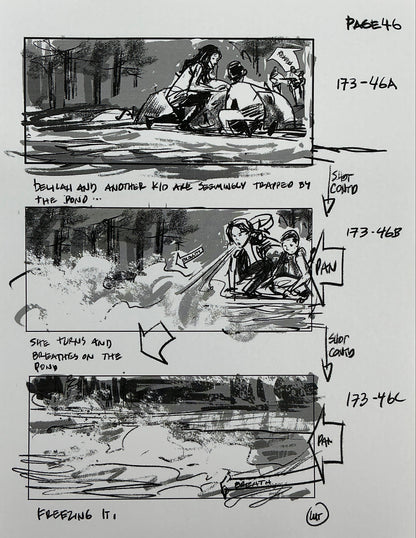 Storyboards Eden-Finale Scene 167 Logan (2017)