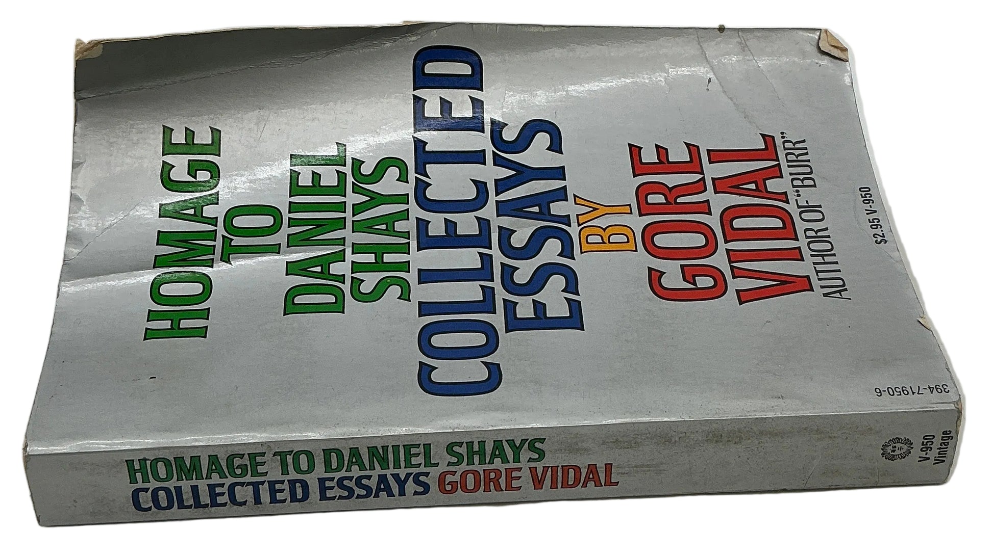 Books from Wheeler's Basement Stranger Things (2016-2025) Movie Prop Y'allywood Props Homage to Daniel Shays Collected Essays by Gore Vidal