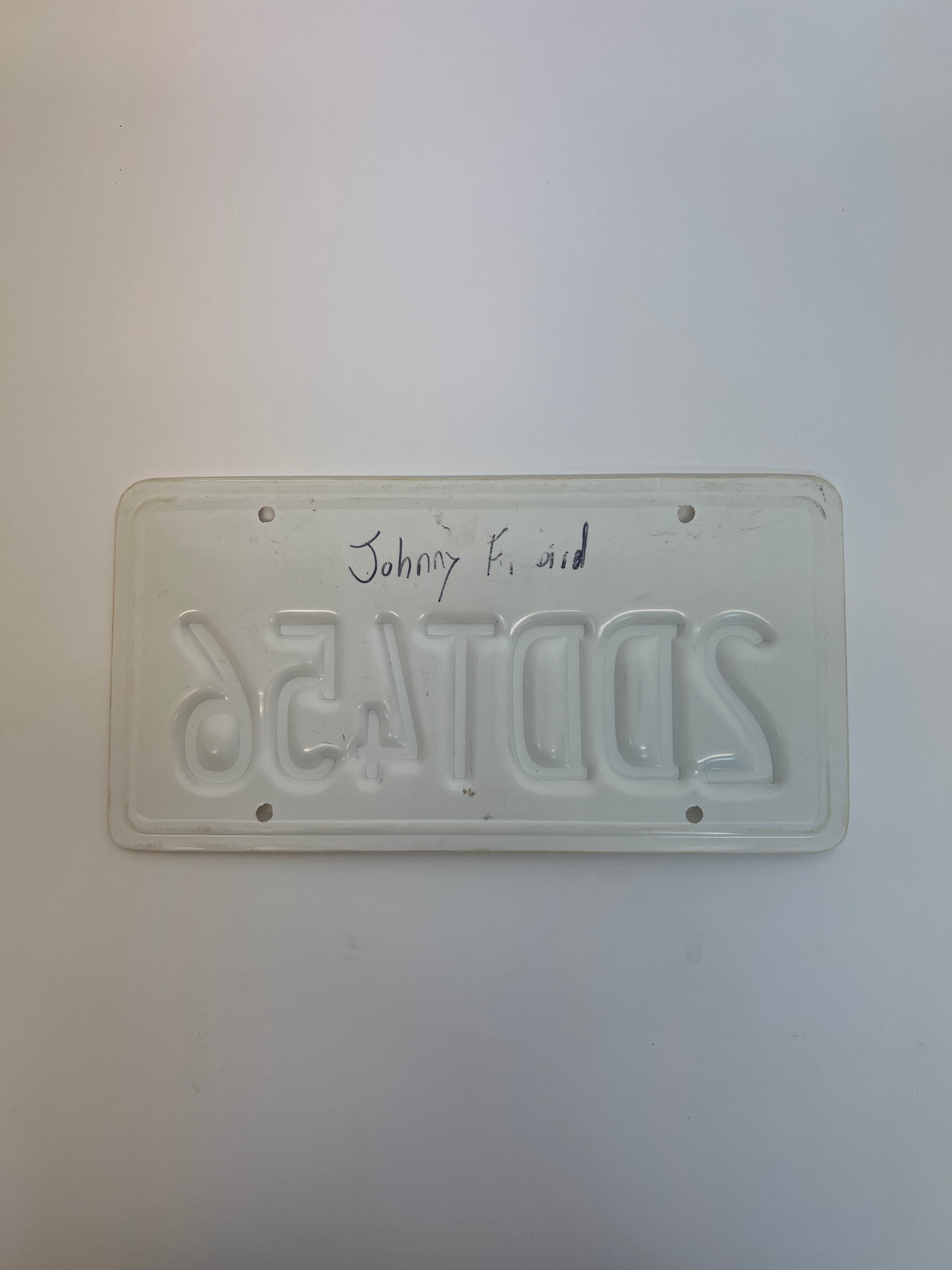 Johnny’s Firebird License Plate S1 Cobra Kai Movie Prop Y'allywood Props   