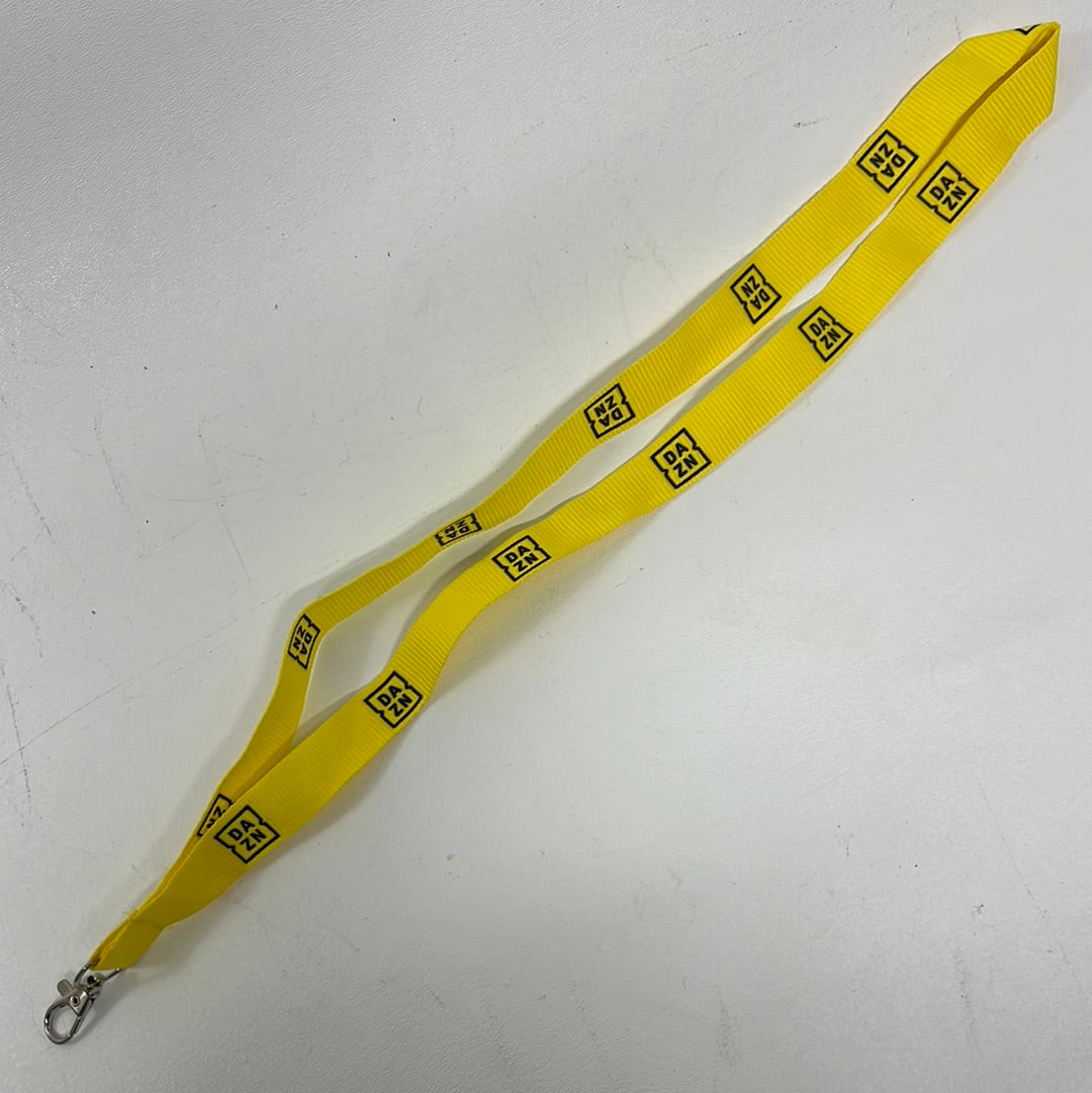 DAZN Lanyard from Creed 3 Movie Prop Y'allywood Props Yellow  