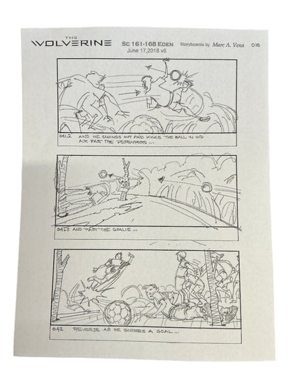 Storyboards  Eden Scene 161-168 Logan (2017)