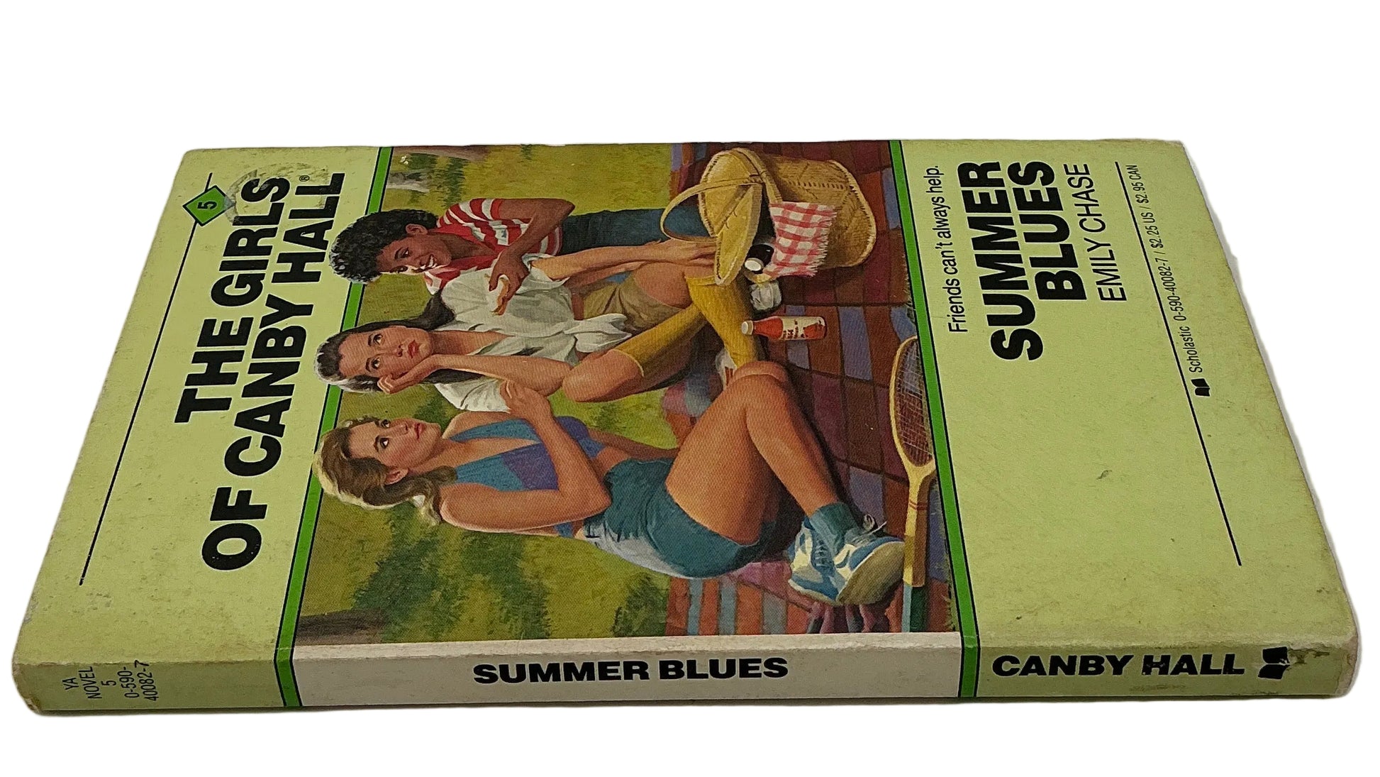 Books from Wheeler's Basement Stranger Things (2016-2025) Movie Prop Y'allywood Props The Girls of Canby Hall Summer Blues by Emily Chase