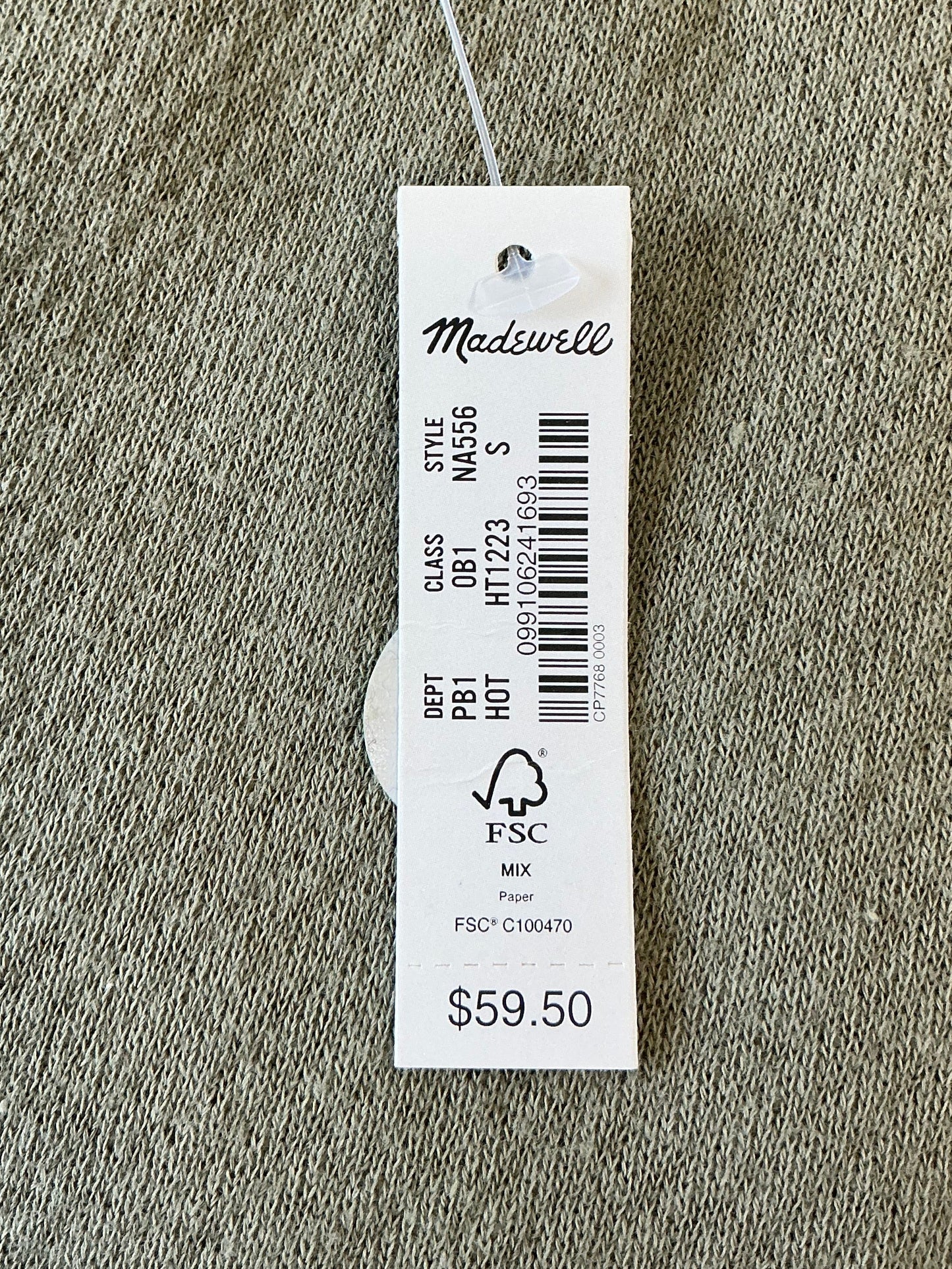 Madewell Crop Long Sleeve Top Unknown Film Wardrobe Wardrobe Y'allywood Props