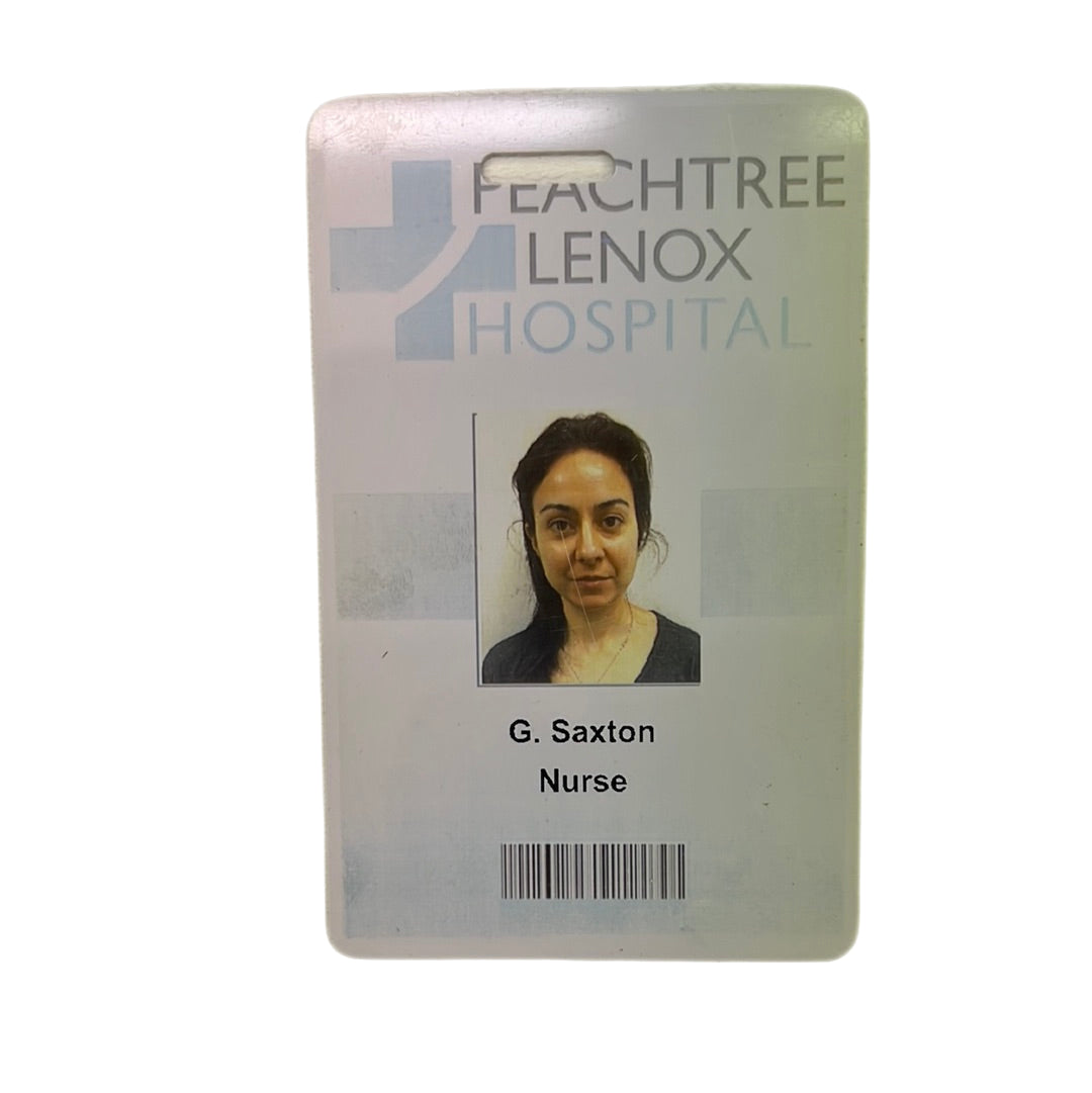 Peachtree Lenox Hospital ID Badges Survivor’s Remorse Movie Prop Y'allywood Props   