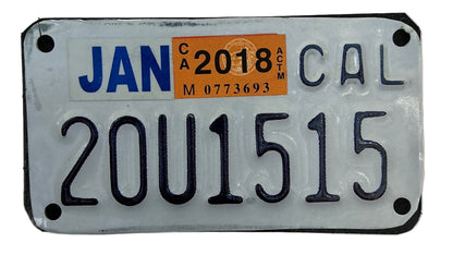 Johnny's Motorcycle License Plate S1E8 Cobra Kai Movie Prop Y'allywood Props