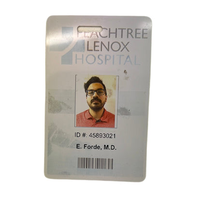 Peachtree Lenox Hospital ID Badges Survivor’s Remorse Movie Prop Y'allywood Props   