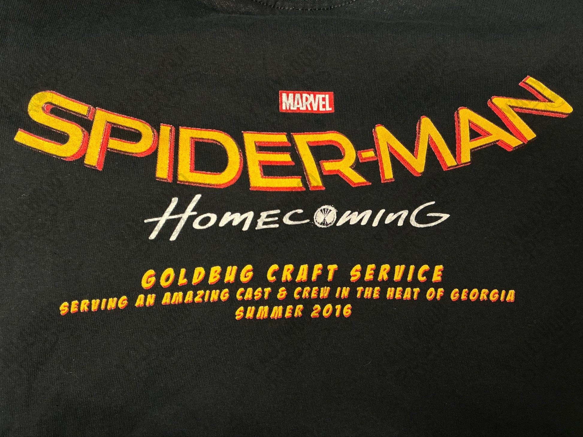 Spider-Man: Homecoming (2017) T-Shirt Cast & Crew Gift Wearable Wardrobe Y'allywood Props