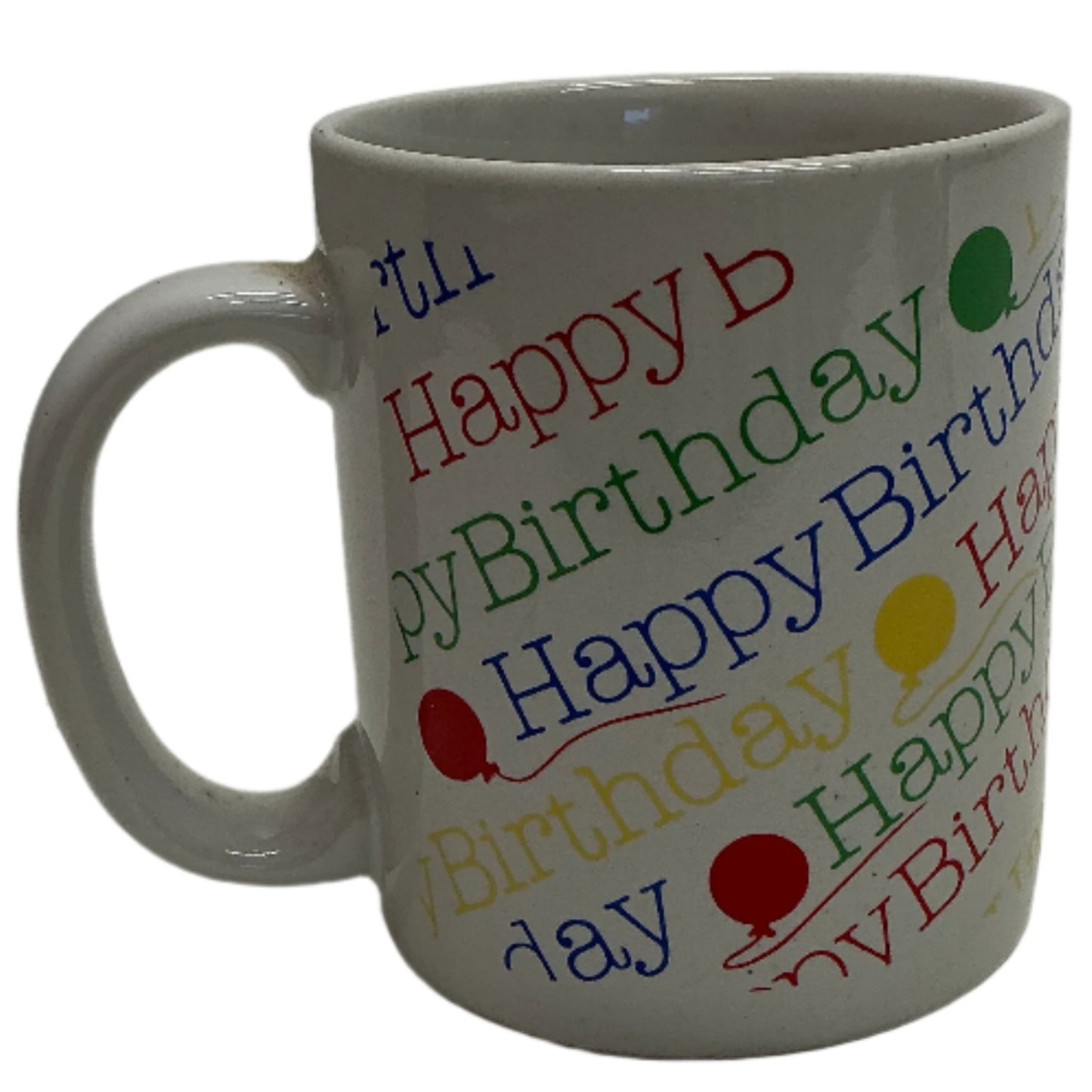 Happy Birthday Mug from the Byer's House Stranger Things (2016-2025) Movie Prop Y'allywood Props