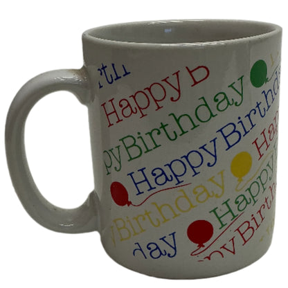 Happy Birthday Mug from the Byer's House Stranger Things (2016-2025) Movie Prop Y'allywood Props