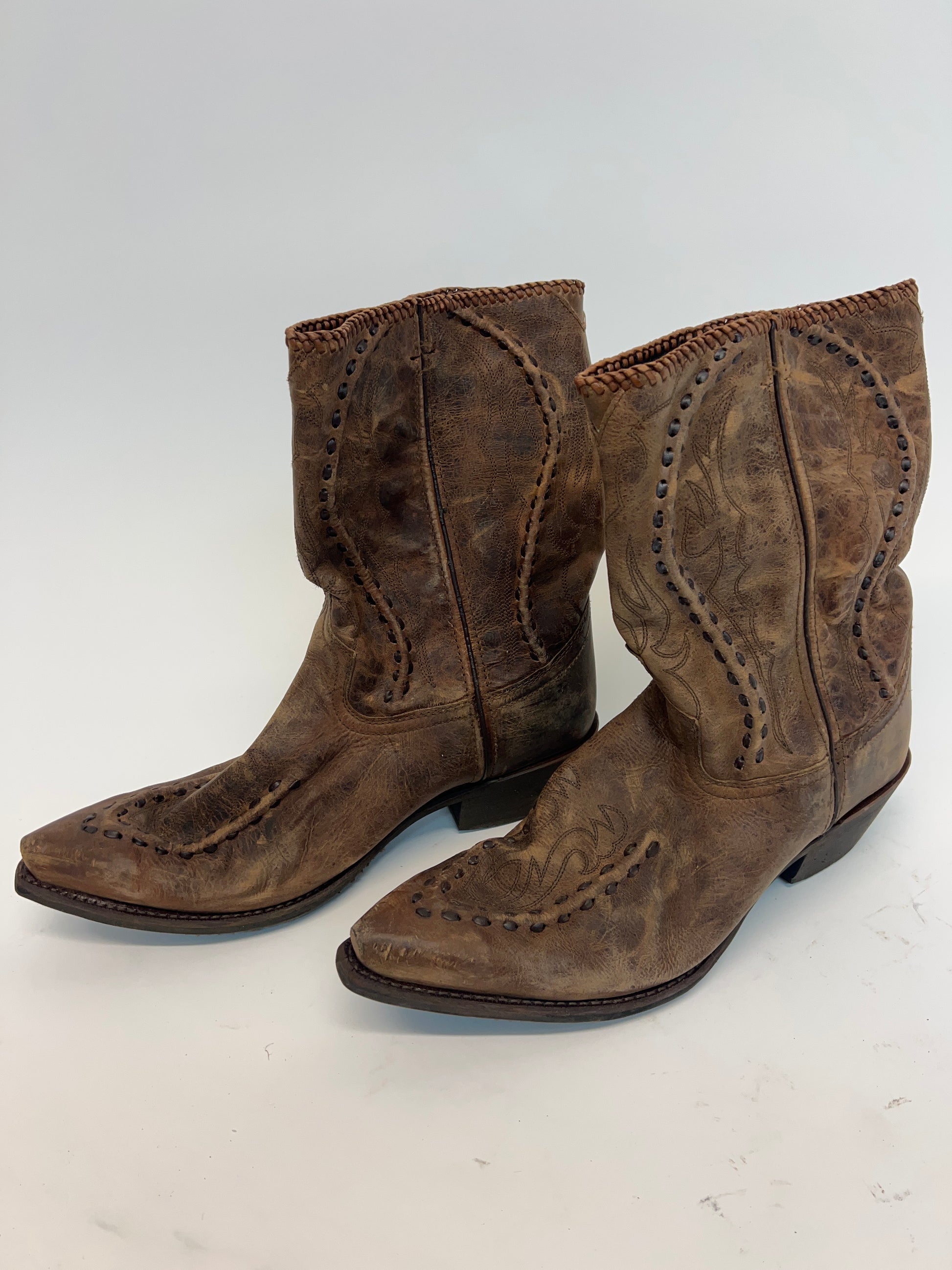 Cowboy Boots Killers of the Flower Moon Movie Prop Atlanta Brick Co Laredo, 2nd pair, size 13  