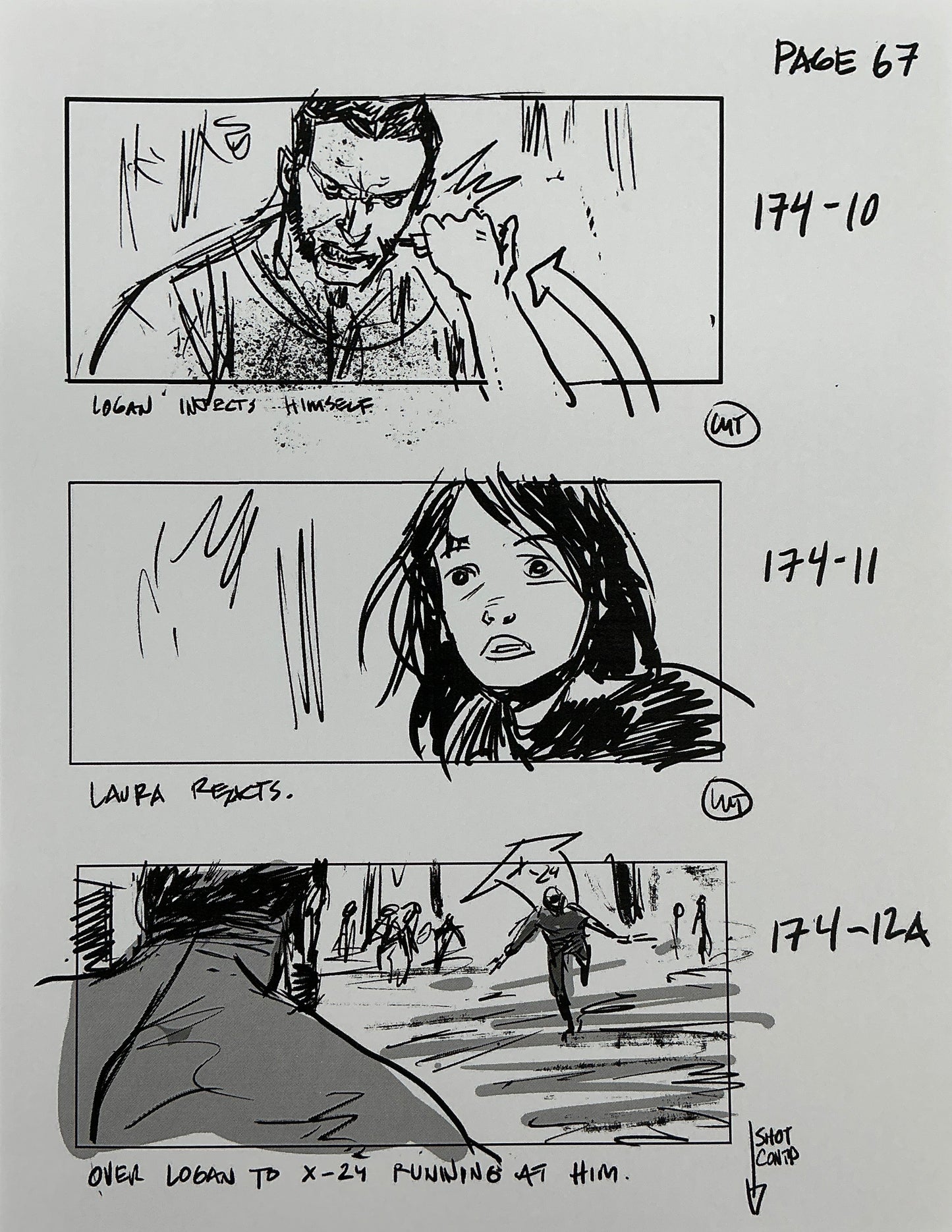 Storyboards Eden-Finale Scene 167 Logan (2017)