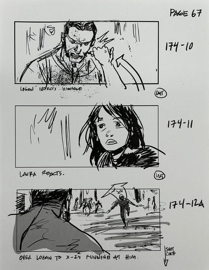 Storyboards Eden-Finale Scene 167 Logan (2017)