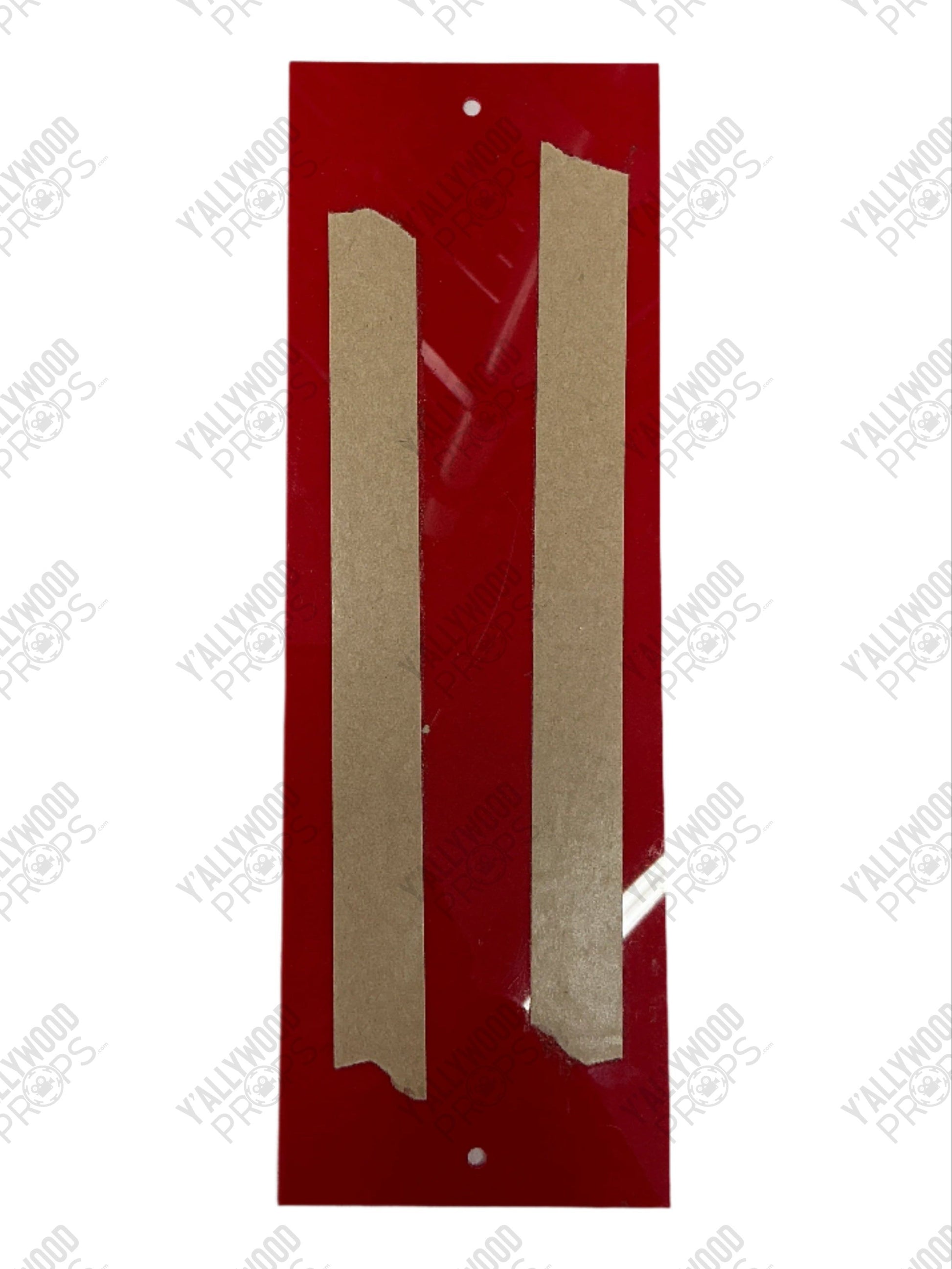 Japanese Fire Extinguisher Sign Bullet Train (2022) Movie Prop Y'allywood Props