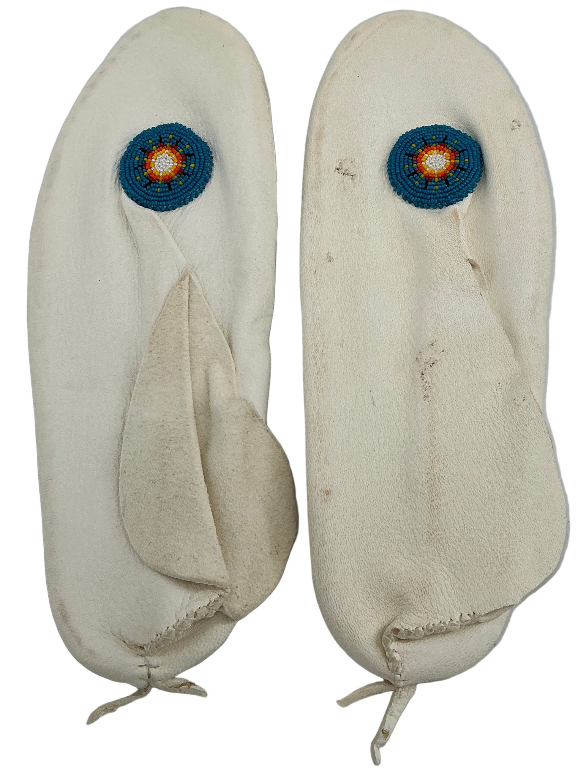 Youth Moccasins Killers of the Flower Moon (2023) Wardrobe Y'allywood Props 8y white