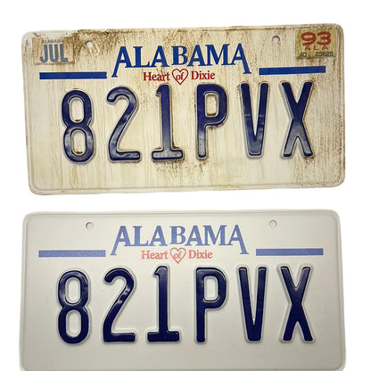 Alabama License Plates Just Mercy Movie Prop Y'allywood Props 821PVX  