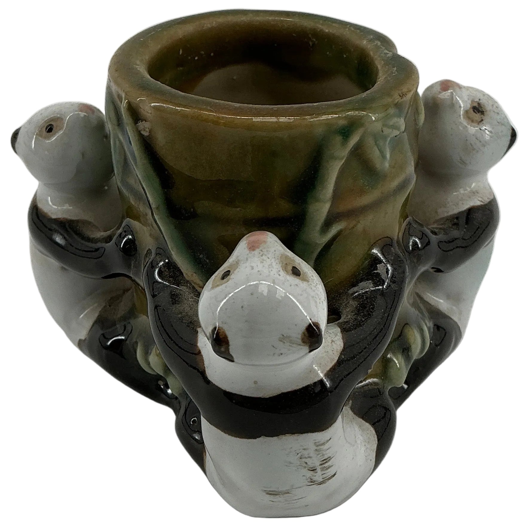 Ceramic Panda Candle Jar from Byer's House Stranger Things (2016-2025) Movie Prop Y'allywood Props