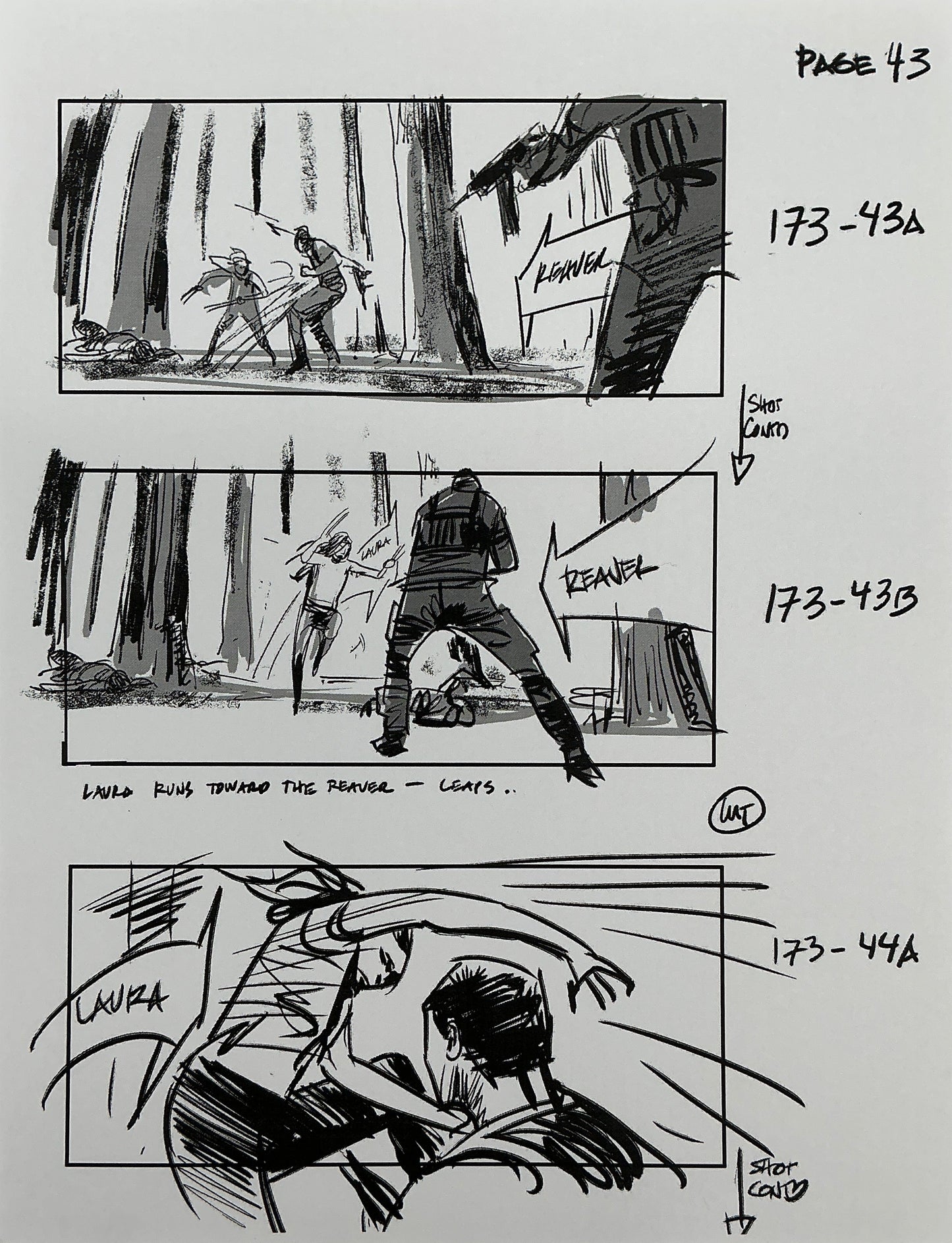 Storyboards Eden-Finale Scene 167 Logan (2017)