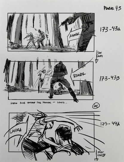 Storyboards Eden-Finale Scene 167 Logan (2017)