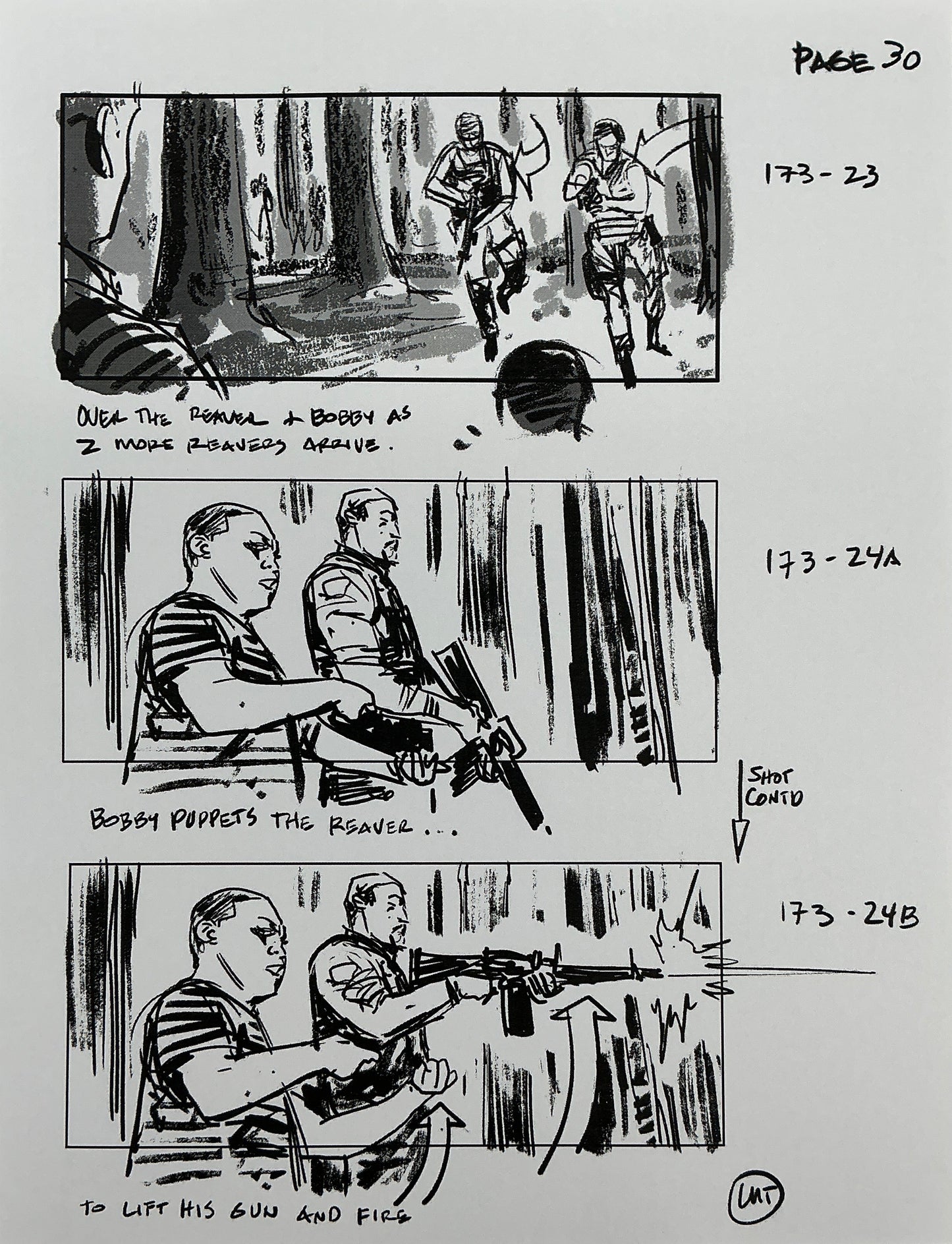 Storyboards Eden-Finale Scene 167 Logan (2017)
