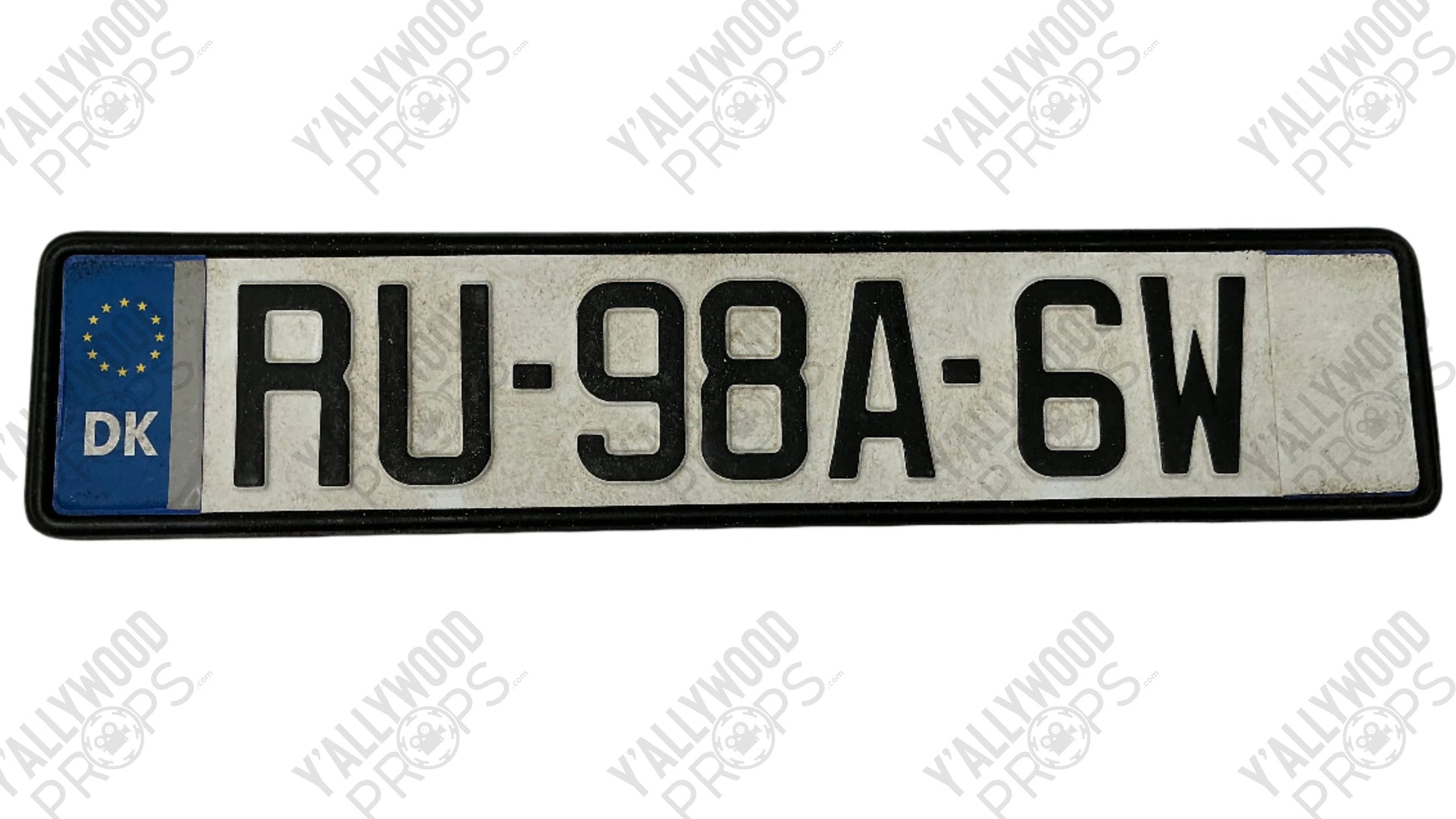 Rome License Plates Red Notice (2021) Movie Prop Y'allywood Props RU-98A-6W