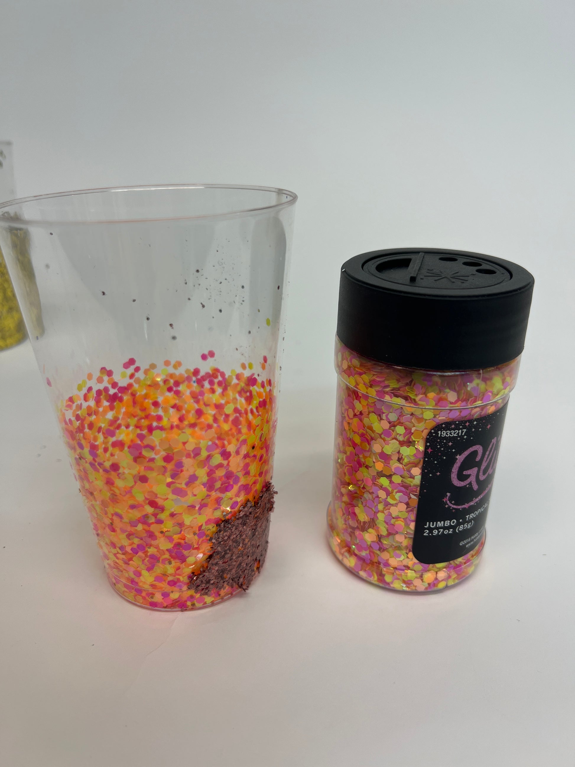 Sam & Tory’s Glitter Bombs S4E4 Cobra Kai Movie Prop Y'allywood Props Yellow & Pink  