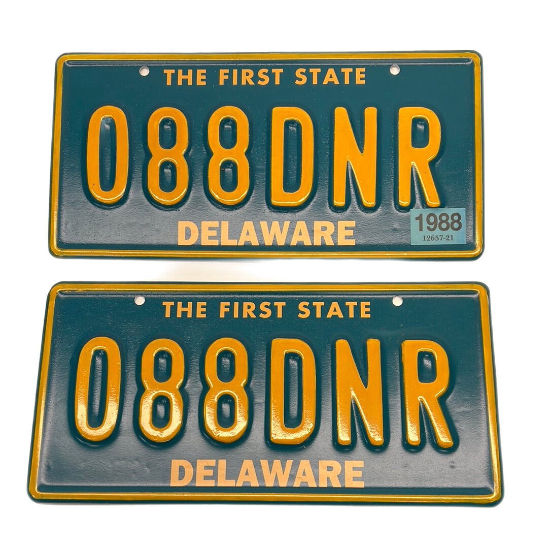 Delaware License Plates Just Mercy Movie Prop Y'allywood Props 088DNR  