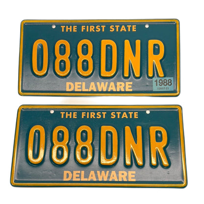 Delaware License Plates Just Mercy Movie Prop Y'allywood Props 088DNR  