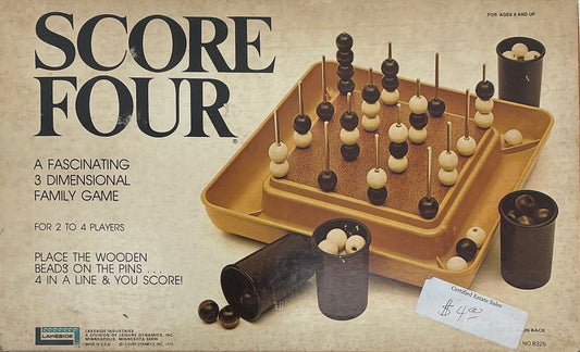 Score Four Game from Wheeler's Basement Stranger Things (2016-2025) Movie Prop Y'allywood Props