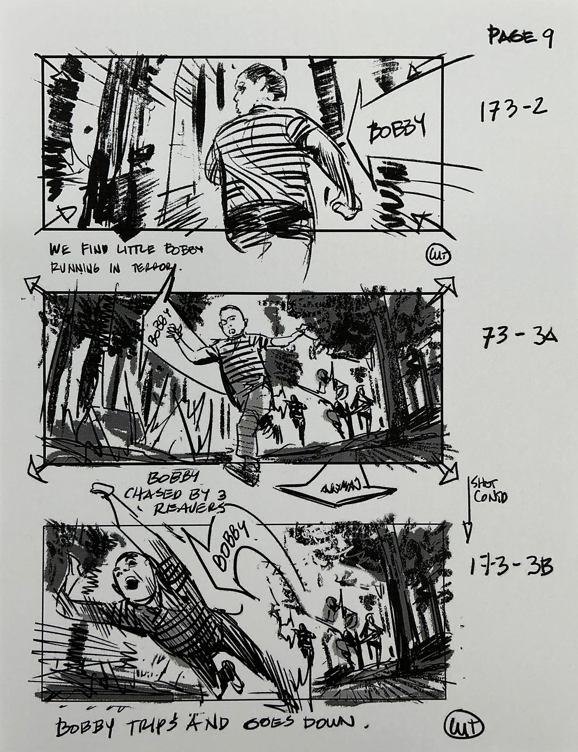 Storyboards Eden-Finale Scene 167 Logan (2017) Memorabilia Y'allywood Props 9