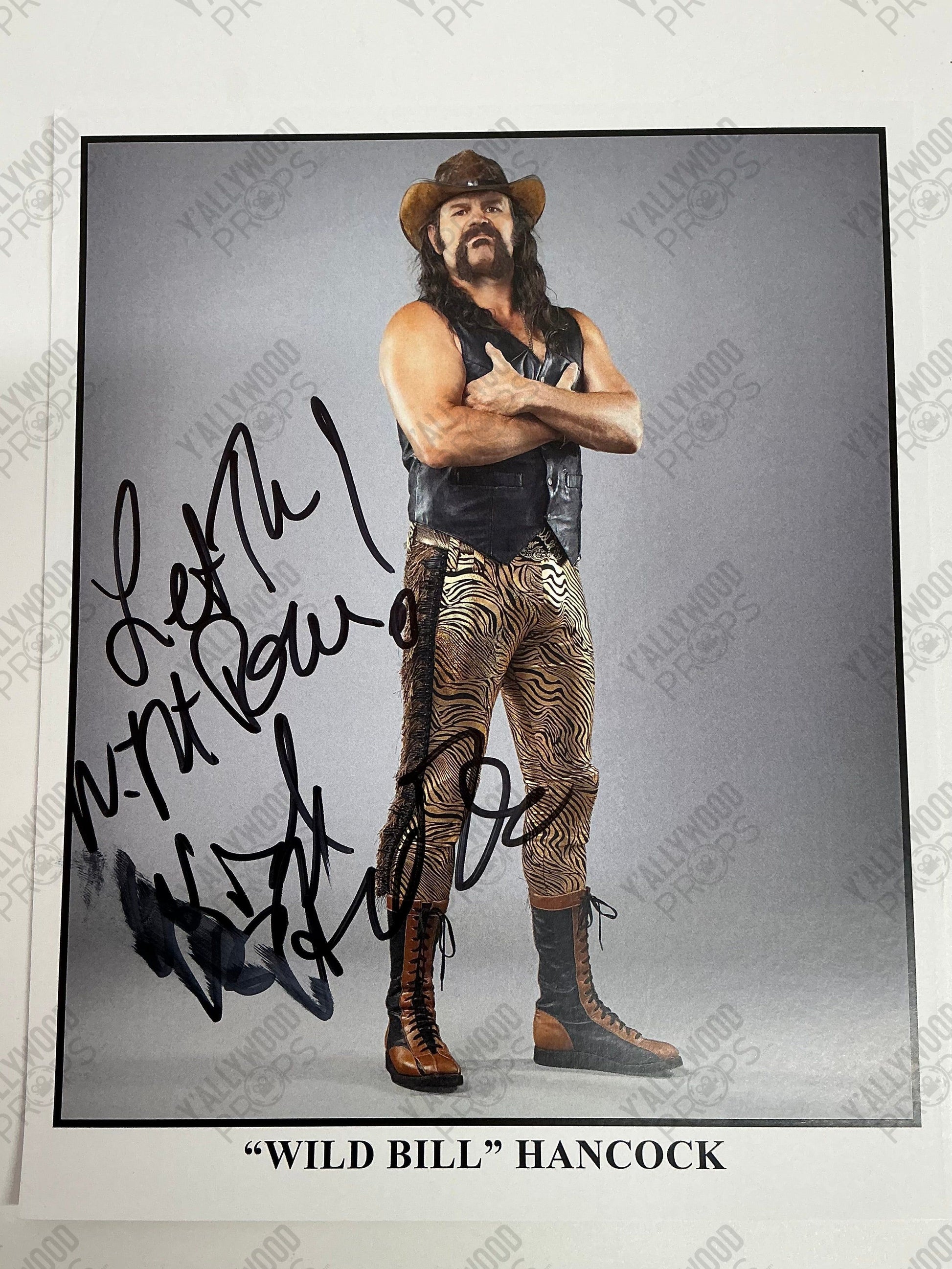 Wild Bill Autographed 8x10 S2E4 Heels (2021) Movie Prop Y'allywood Props D
