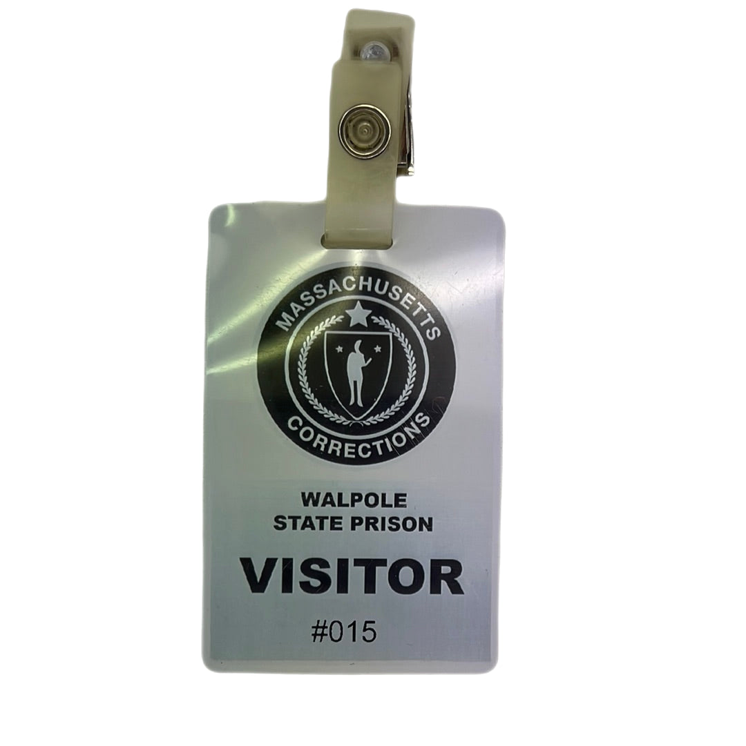 Visitor Badge Walpole State Prison Survivor’s Remorse Movie Prop Y'allywood Props   